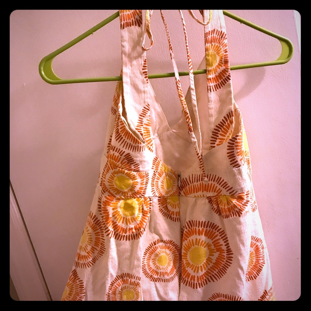 Trina Turk backless halter dress size 4